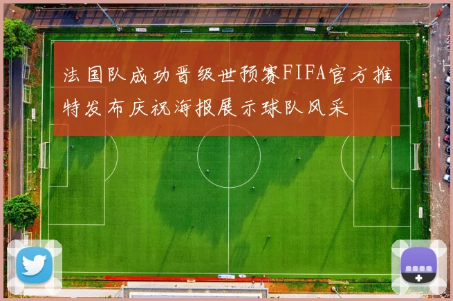 法国队成功晋级世预赛FIFA官方推特发布庆祝海报展示球队风采